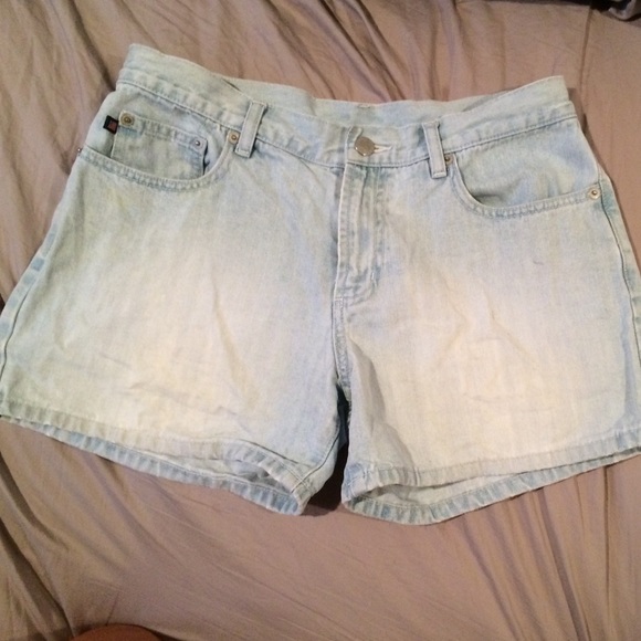 Polo jeans co light blue denim shorts - Picture 1 of 2