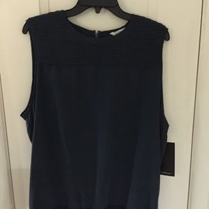 Calvin Klein navy blue top