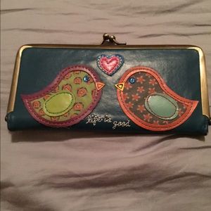 Adorable LIFE IS GOOD clutch wallet!