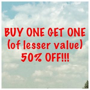BOGO SALE!!! %50 off!