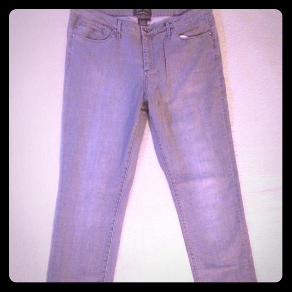 Venus Denim - Grey wash jeans with back leg hi zipper – sz. 12
