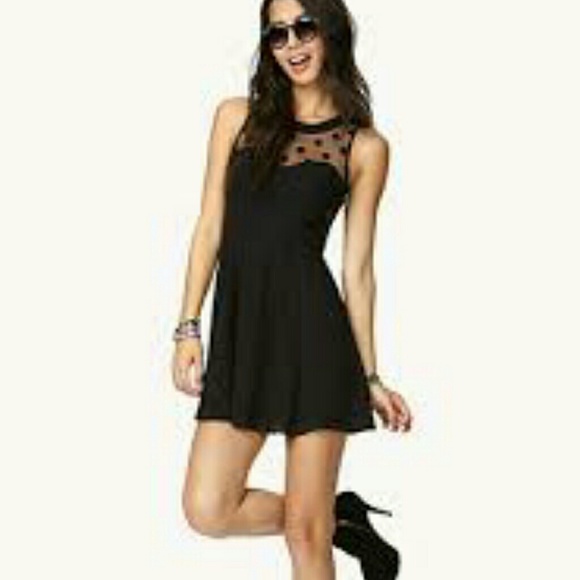 Black Polka Dot Dress