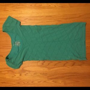 Guess teal maxi dress.