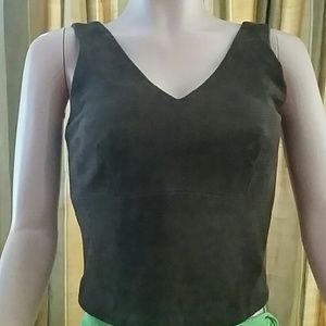 Banana Republic leather top