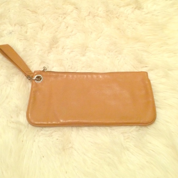 Hobo tan Wristlet