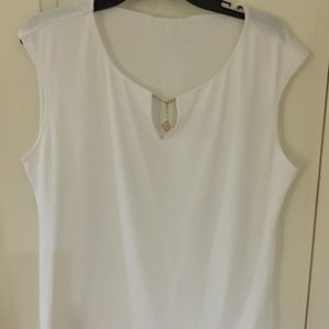 Soft white Calvin Klein top