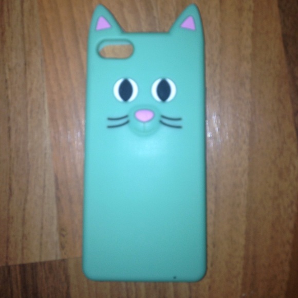 Mint Cat iPhone 5/5s case
