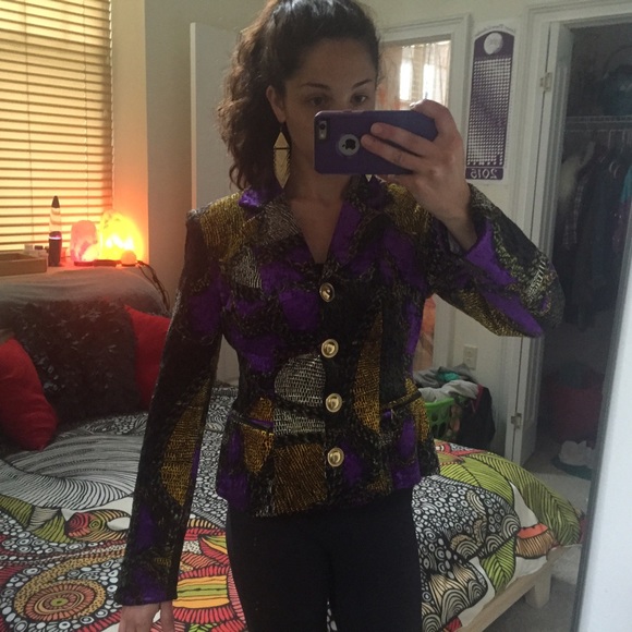 Vintage Velvet Blazer by Crisca - Picture 4 of 4