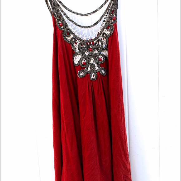 Burgundy tunic