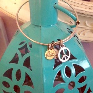 Peace Sign & Eye of Horus Alex and Ani Bracelet