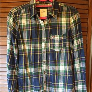 Hollister Flannel size large!