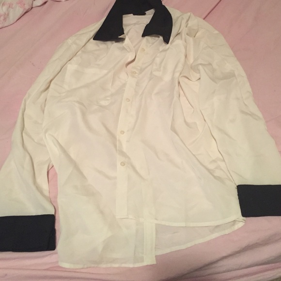 Black and White Button Down