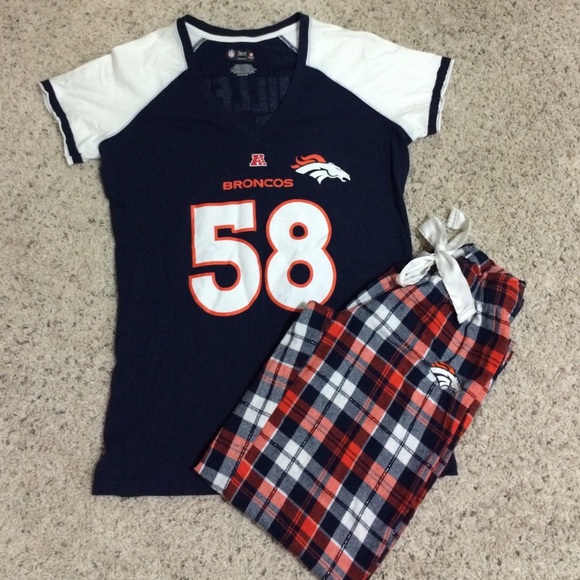 Denver Broncos PJ Pants and Tee Shirts