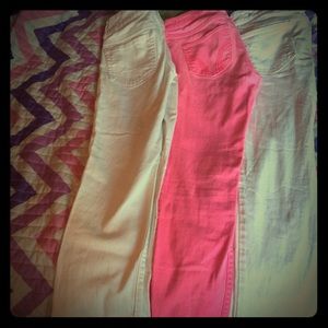 Three jean/capris barely worn