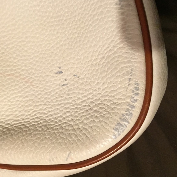 Brown and white shoulder bag - Picture 4 of 4