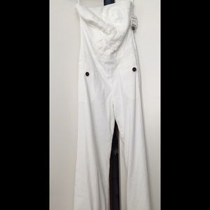 Bebe strapless jumpsuit