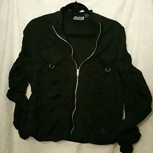 Fun crinkly zipper too