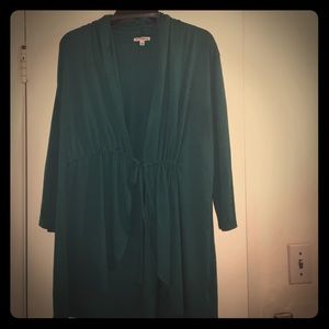 Plus size green Bellini in size 0x (10,12)