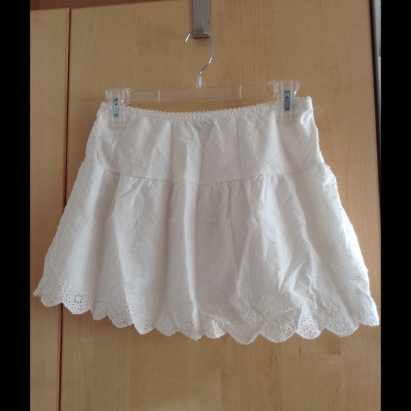 Cute white swim cover up size L