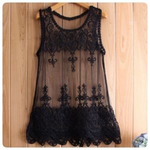 Available🌸Wild Flowers Blouses Embroidered Lace🌸