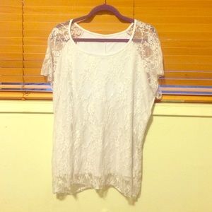 Lace Flowy Top