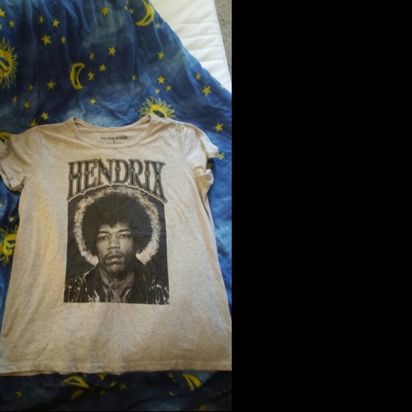 Women's Light Grey Jimi Hendrix Tee