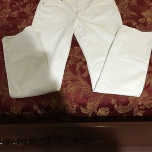 White DKNY denim