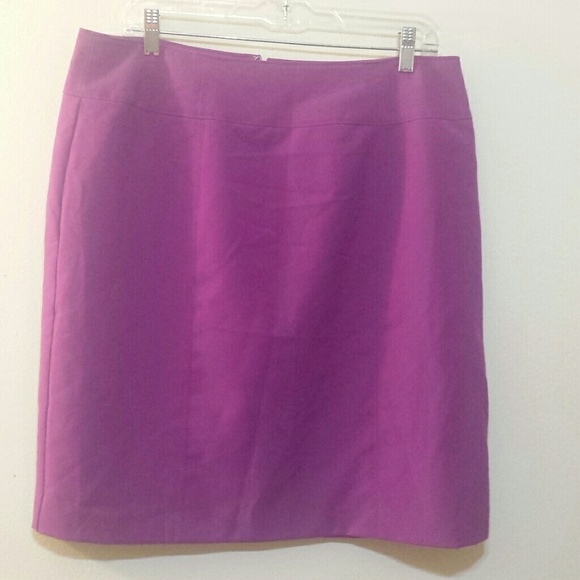 Plus size purple skirt