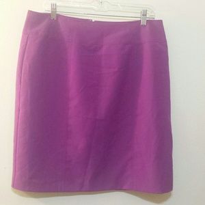 Plus size purple skirt