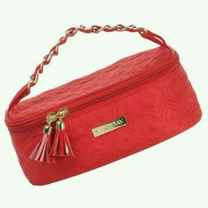 *SOLD*Mary Kay Red Quilted Beauty Case
