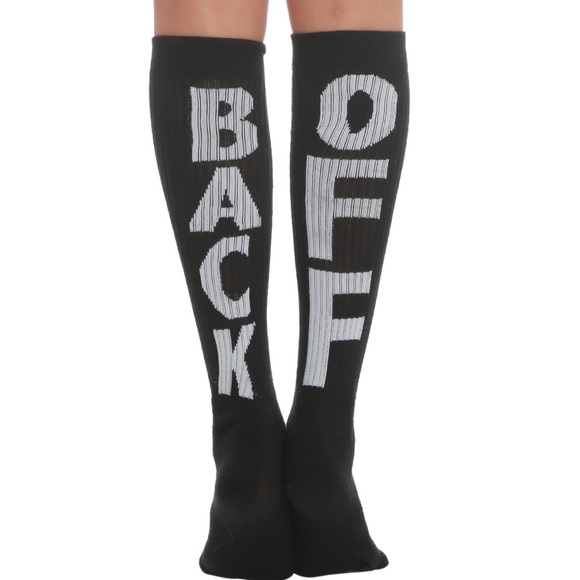 Lovesick Back Off Knee High Socks
