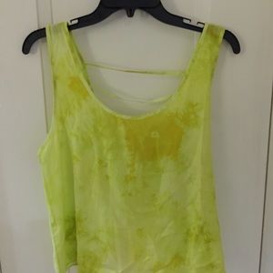 Green sleeveless top