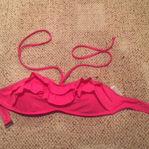 Hollister ruffled bikini top