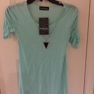 Green maternity top