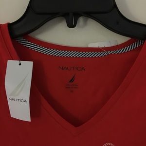 Nautica red tee