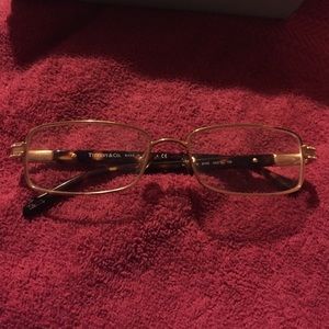 Tiffany & Co.  Gold rimmed glasses