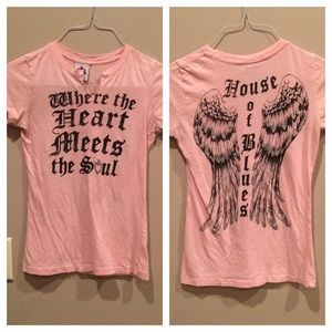 Wing back house of blues tee S
