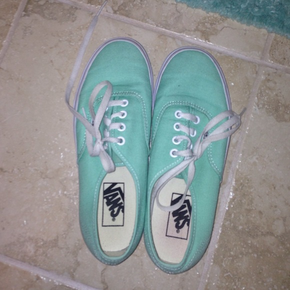 Mint Green Vans