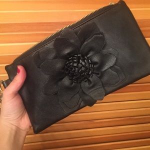 Flower clutch purse