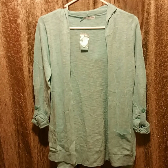 Hooded cardigan