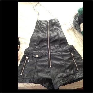 H&M Faux leather romper