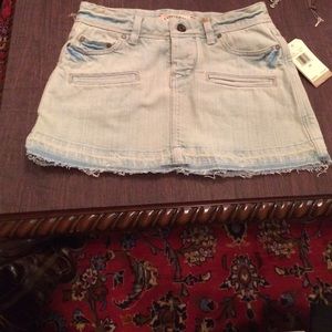 John varvatos for converse denim skirt NWT