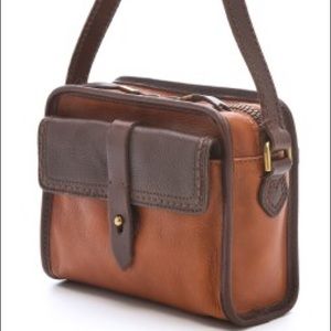 Madewell heritage leather camera bag, never used