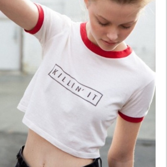 Brandy killin it crop top