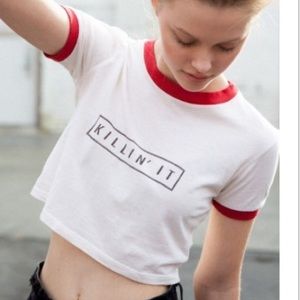 Brandy killin it crop top