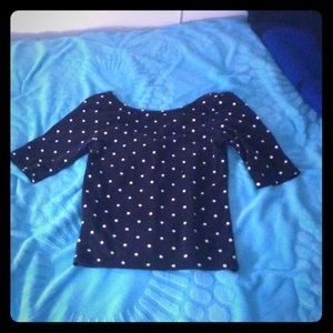 Polka dotted shirt