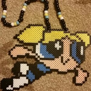 Perler bead necklace