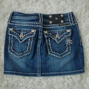 Miss Me girls denim skirt