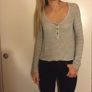 Brandy Melville button up long sleev