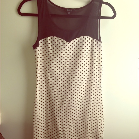 Cute polka dot sheath/bodycon dress